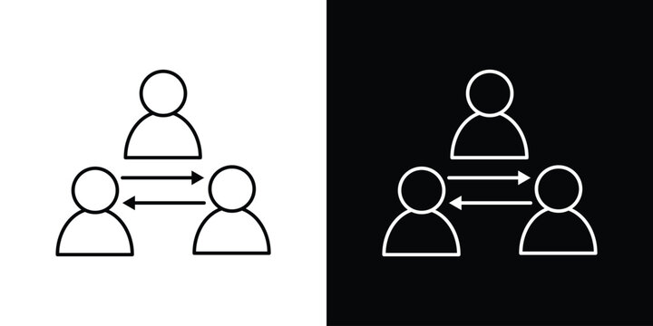 Mediator icons graphic design vector symbols. icon Eps10.