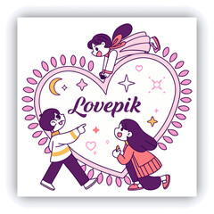 Doodle hearts sketch set. Various different hand drawn heart icon love collection isolated on white background. Red heart symbol for Valentines Day.
