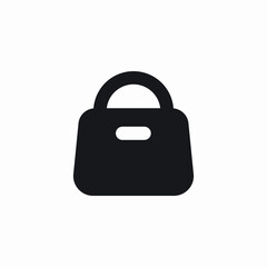 square purse icon sign vector
