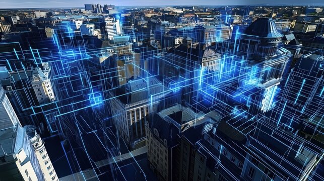 Smart City Network Overlay - Powered by Adobe