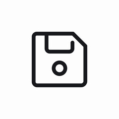 floppy disk save icon sign vector