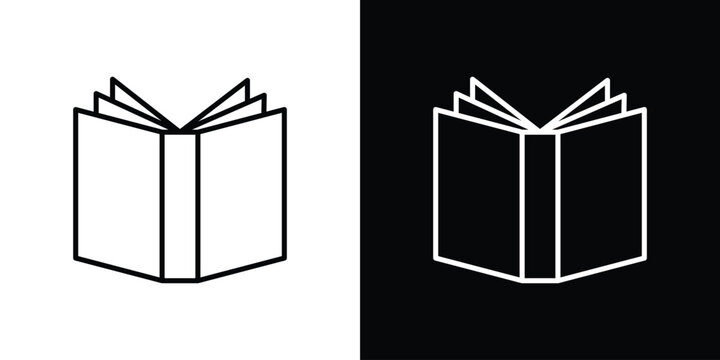 Book open icons graphic design vector symbols. icon Eps10.