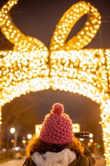 Ideal for Holiday Season Marketing, Christmas Event Promotions, or Joyful Winter Scenes.