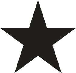 black star vector design