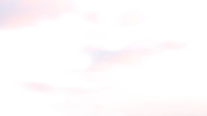 Watercolor pastel pink with tranquil sky blue isolated on white background