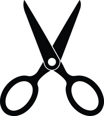 Scissors Isolated on White Background &ndash; Sharp Stainless Steel Scissors, Office and Craft Tool, Professional Cutting Equipment Stock Image