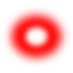 Glowing red light effect, blur glowing circle round shape, gradient design element