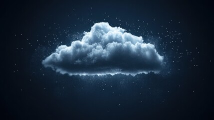 Fototapeta premium Soft Cloud Visual Metaphor for Dreamy Imagination