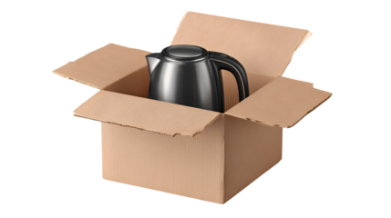 Electric Kettle in Cardboard Box New Product Delivery Package