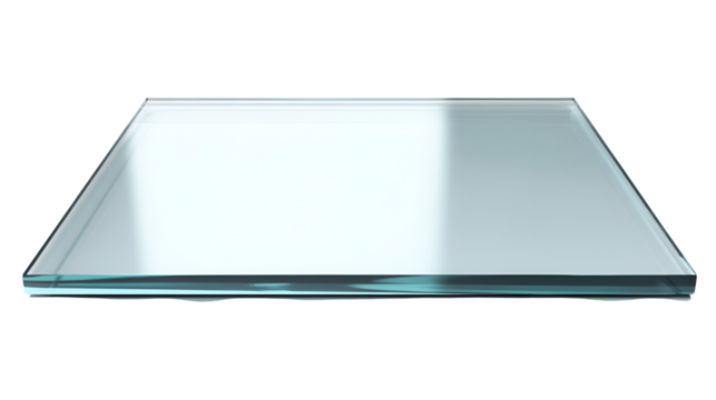 Clear Glass Panel Modern Design Element