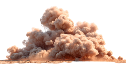 Massive Sandstorm Desert Dust Cloud Explosion