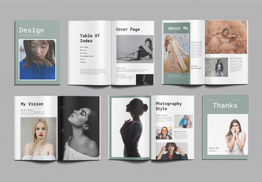 Photography Portfolio Template Design
