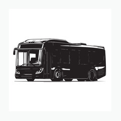 bus with white background