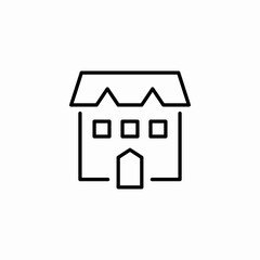 family house icon sign vector