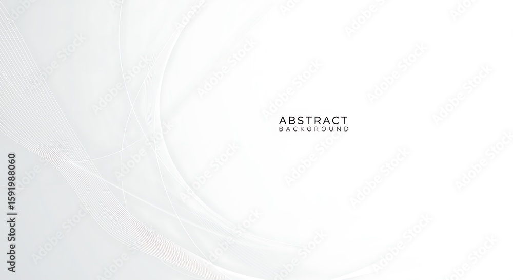 Aufkleber abstract wave vector illustration background with blue curve lines for business and digital web desi