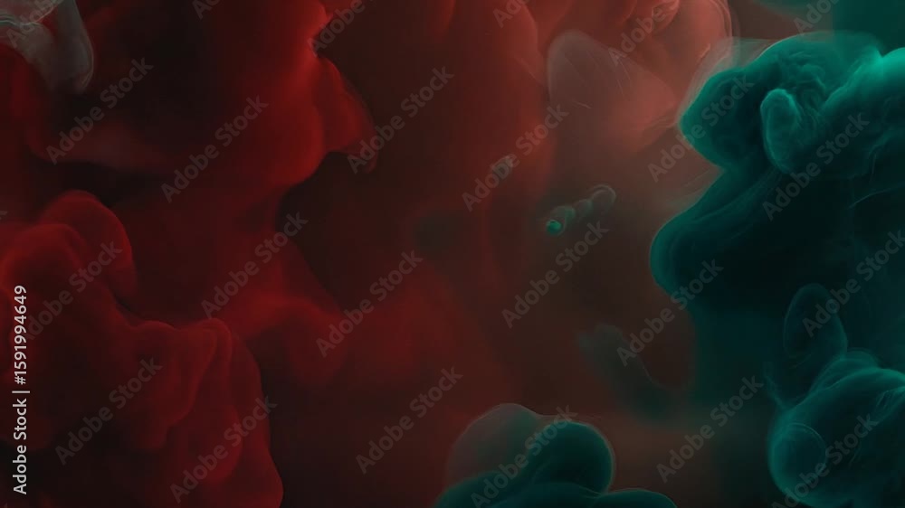 Wall mural animated smoke gradient video create with ai
