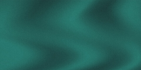 Dark teal green minimal banner calm , Noise intensive Holographic blend blurred smooth transitions tone empty presentation design eps10