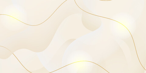 Luxury gold background with beige and white gradient color. eps 10