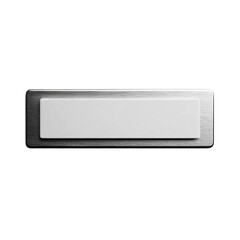 A blank name plate [Transparent Background PNG]