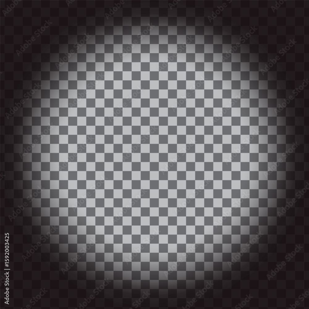 Aufkleber spotlight background. light effect texture. illuminated checkered pattern. vector stage graphic.