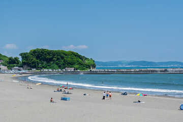 Fototapeta premium 湘南の海と砂浜