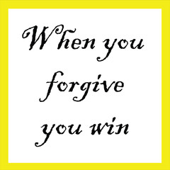 Inspirational typography quote design 