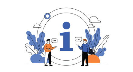 Understanding information exchange between two individuals discussing data insights