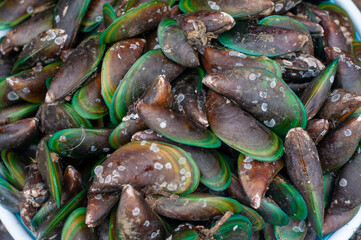 Seafood selling on the street of Vietnam