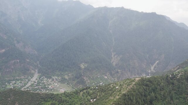 Salkhala and Katha Piran villages in Kashmir&rsquo;s Neelum Valley near Line of Control. Kashmir