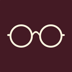 Glasses trendy useful important vector Illustration design glorious colorful background