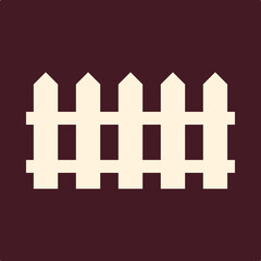 Fence trendy useful important vector Illustration design glorious colorful background