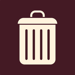Recycling Bin trendy useful important vector Illustration design glorious colorful background