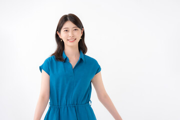 笑顔の女性