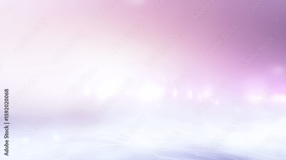 Poster creating dreamy abstract background with bright light flares and soft colors
