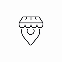 location store icon sign vector