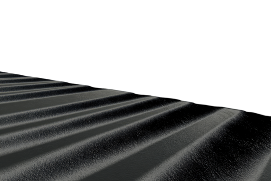 Abstract corrugated metal background