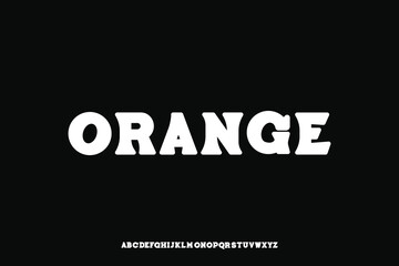 Display alphabet font vector design suitable for headline, poster, logo, magazine and many more