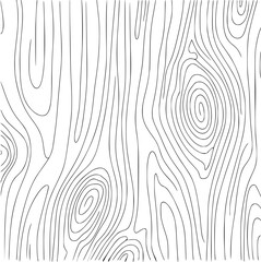 Detailed vector illustration of a natural wood grain texture pattern