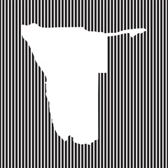 Namibia map icon