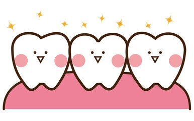 キラキラかわいい歯