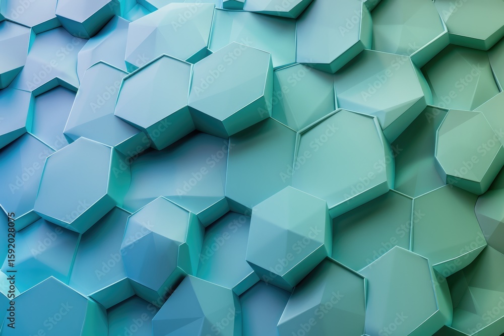 Poster abstract wavy layers in shades of blue and green. modern fluid background design. background image o