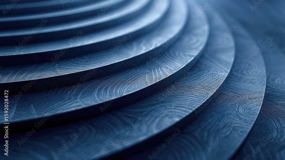 Poster abstract blue color wave express and emphasize energetic signal. seamless texture of vividness curve