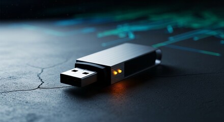 USB Drive with Blinking LED: Data Transfer and Digital Storage Solution