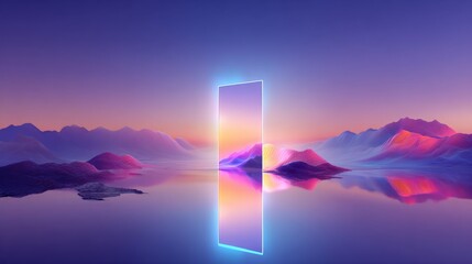Abstract Portal to Another Realm
