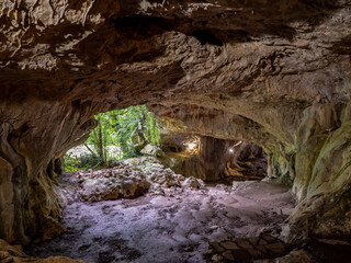 Interior of the caves of Zugarramurdi (Navarra, Spain)