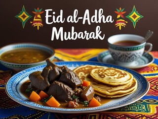Eid alAdha Feast Meat  Pancakes.
