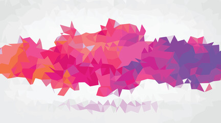 Geometric abstract gradient background polygonal