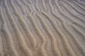 travel and vacation. undulating background of water and sand texture.