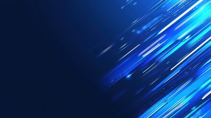 Abstract digital art with diagonal lines of light