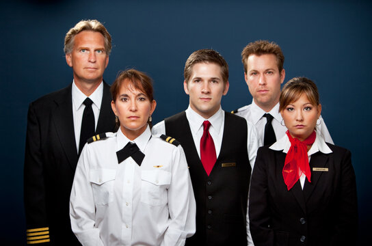 Airline: Airplane Flight Crew and Flight Attendants